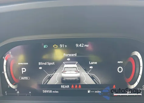 2021 Nissan Rogue Platinum Intelligent Awd from USA, damaged, VIN JN8AT3DD4MW303073